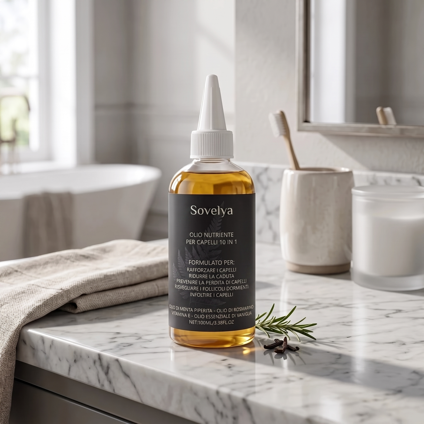 Olio coreano rigenerante capelli