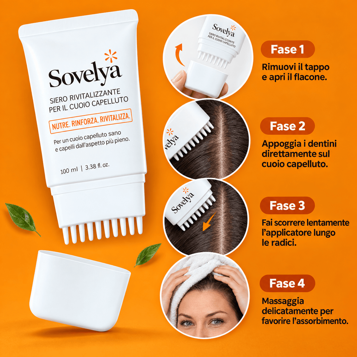 Sovelya™ Fermati la Caduta. Fai Ricrescere i Tuoi Capelli