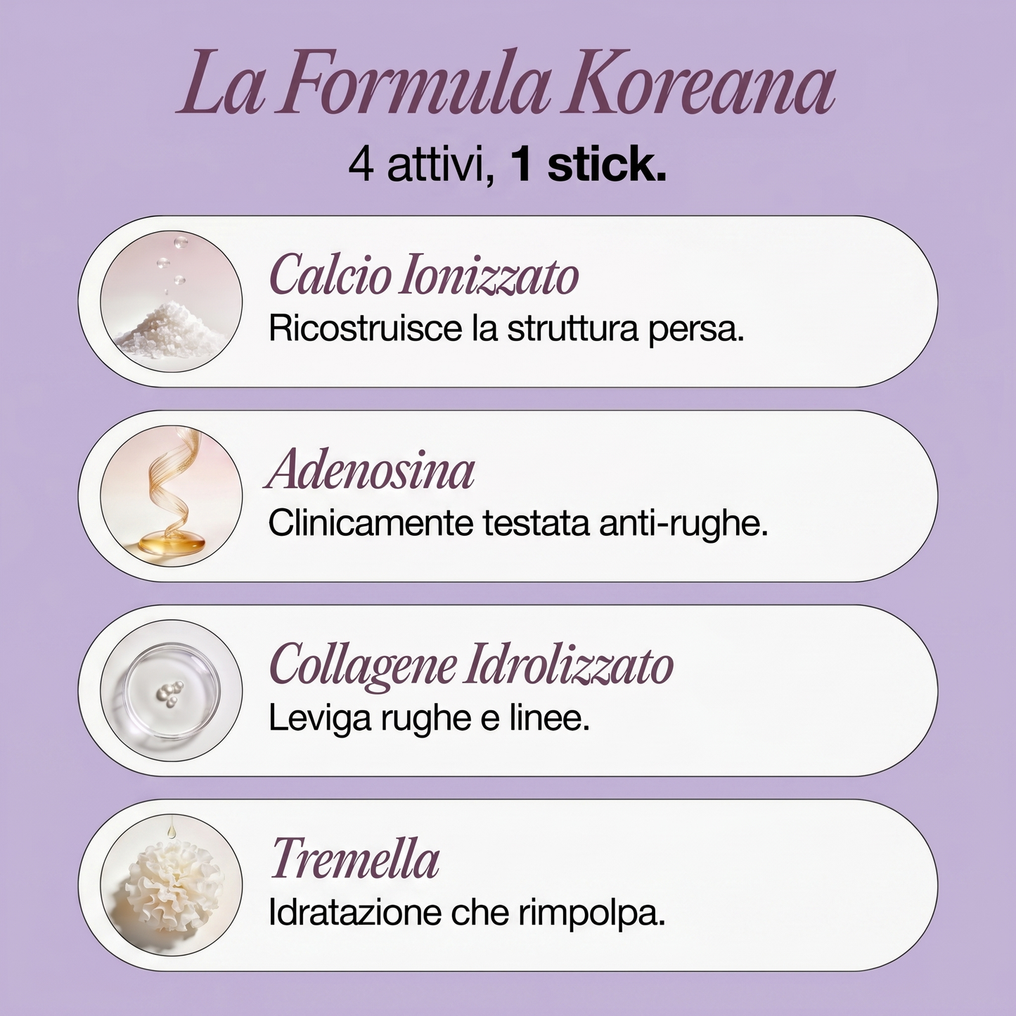 Stick Anti-Età al Calcio e Collagene